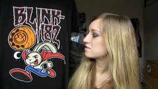 BAND SHIRT COLLECTION UPDATE (Blink 182, Green Day & More) | Rocknroller