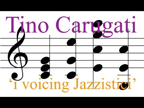 Armonia Pianoforte: "I voicing Jazzistici" Tino Carugati - Lezione di Pianoforte n.196