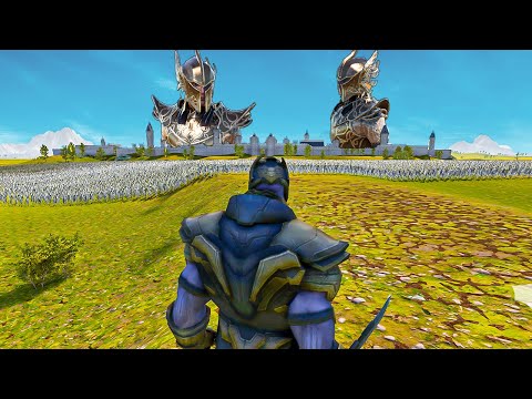 THANOS ATTACK THE ELVEN FORTRESS  - UEBS 2 | BATTLE SIMULATOR 2