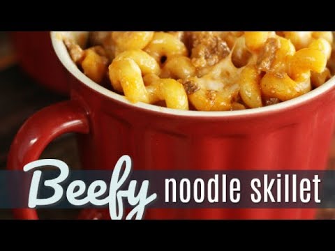 15 Minute Beef and Noodles Skillet