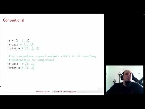 Grazer Linuxtage 2021 - ruby FTW!