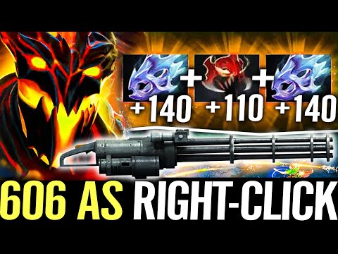 🔥 2x Moonshard + MoM 606 AS Shadow Fiend Right-click — Most Power Machine Gun GODLIKE Dota 2 Pro