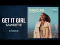 Saweetie - Get It Girl (LYRICS)
