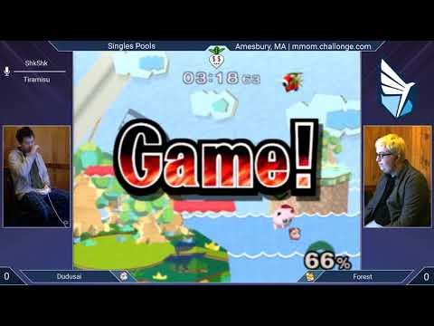 MMOM Bi-Monthly 10 SSBM - dudutsai (Jigglypuff) vs. Forrest (Fox) - Melee Pools