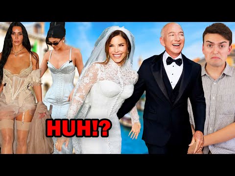 REACTING TO THE LAUREN SANCHEZ & JEFF BEZOS WEDDING FASHION
