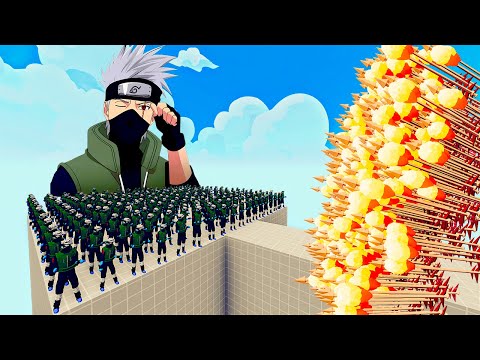 100x KAKASHI + 1x GIANT vs 1x EVERY GOD   Totally Accurate Battle Simulator TABS