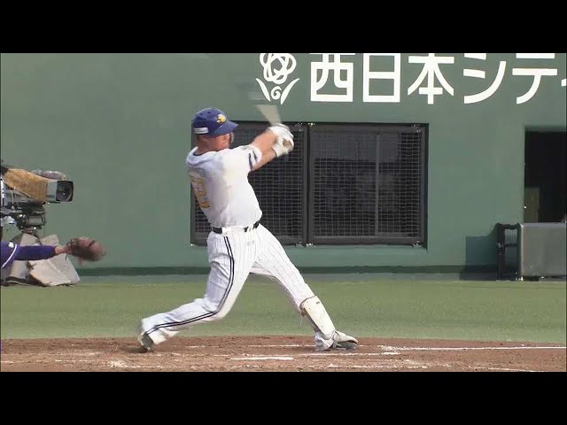 【ファーム】ホークス・リチャード 貴重な追加点となるタイムリー2ベースを放つ!! 2022年8月10日  福岡ソフトバンクホークス 対 中日ドラゴンズ