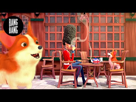 Little Dog and a Queen's Guard save the Queen's Hat | CG short film "Jubilé"