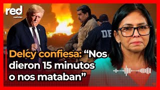THE AUDIO OF THE BETRAYAL? Delcy Rodríguez, frightened, reveals the 15 minutes Donald Trump gave her