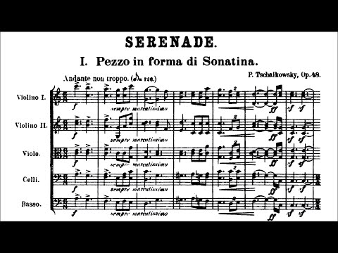 Tchaikovsky - Serenade for Strings Op. 48 (Score)