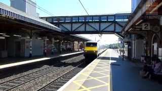 preview picture of video 'Incidental Spotting: 225s (91122, 91127 & 91???) EC, Grantham, 17th May, 2014'
