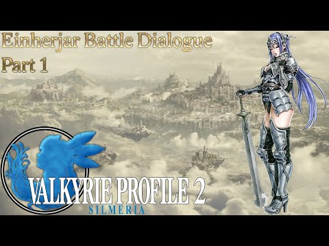 Einherjar Battle Quotes - Valkyrie Profile 2 Silmeria Part 1