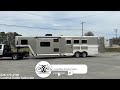 2022 Merhow 3 Horse Trailer Tour, 12' LQ with Slide 