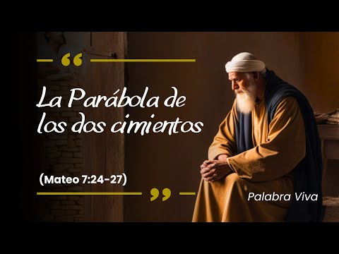 La Parábola de los dos cimientos (Mateo 7:24-27)