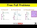 Free Fall Problems