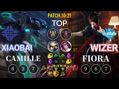 ES Xiaobai Camille vs hyF Wizer Fiora Top - KR Patch 10.21