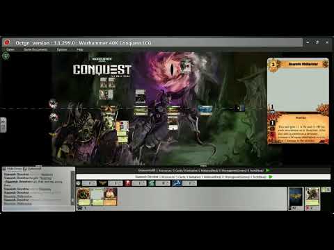 40k Conquest on OCTGN: Flames of War, Round 2 - Nazdreg vs Broderick Worr