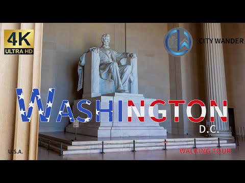 Washington, D.C. [4K] Walking Tour (Downtown)
