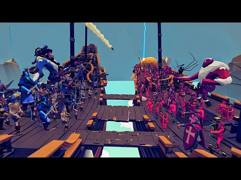 PIRATE ARMY vs EVERY FACTION - Totally Accurate Battle Simulator TABS