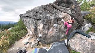 Video thumbnail of Emperor's Lightning, V7. Leavenworth