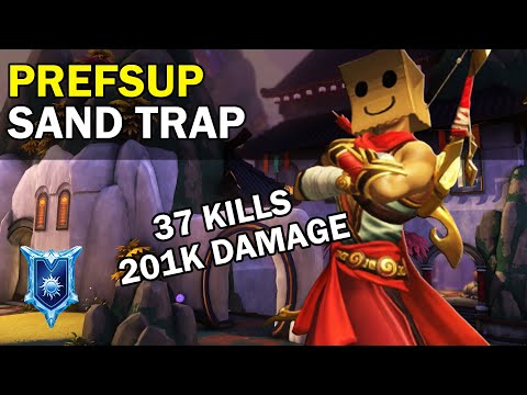 37 Kills 201K Damage PrefSup Shalin Paladins Competitive (Diamond) SAND TRAP - Quadra Kill