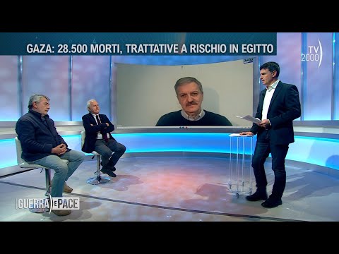 Guerra e Pace (TV2000) 14 febbraio 2024 - Quasi 30mila morti a Gaza, Israele non si ferma