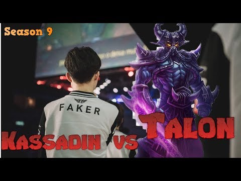 Faker - Kassadin vs Talon Mid - Patch 9.19 LoL Season 9 KR Ranked | League of Legends Replays