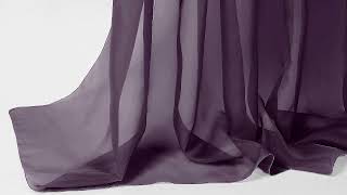 Тюль «Хлои (баклажан) 290см» — видео о товаре