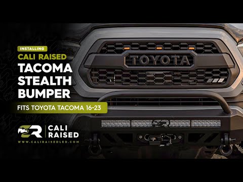 How to Install Stealth Bumper for 2016-2023 Toyota Tacoma | Cali Raised