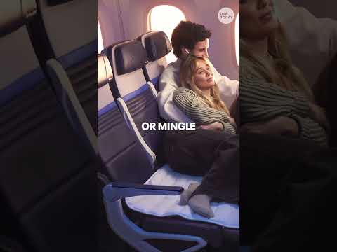 United Airlines debuts 'Relax Row' turning seats into a couch in economy class