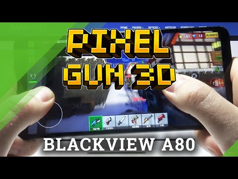 Gameplay of Pixel Gun 3D on BLACKVIEW A80 - Mobile Gaming Test