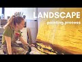 How I Paint Large Landscapes California Landscape Painting Process