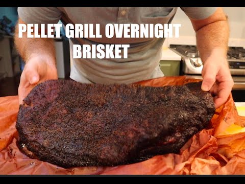 Overnight Brisket on a Pitboss Pellet Grill