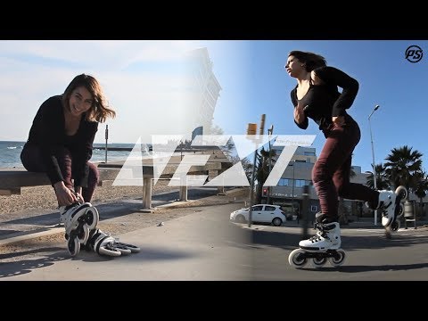 Weekend beach skate - Powerslide Next 125 White