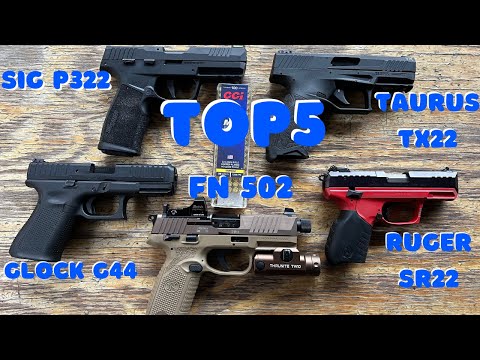 Top 5 Tactical 22lr Pistols IN DEPTH REVIEW!