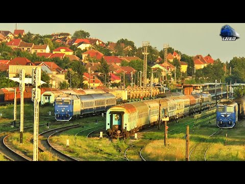 Trenuri & Activitate Feroviară pe Apus/Trains & Rail Activity on Sunset in Gara Oradea Station