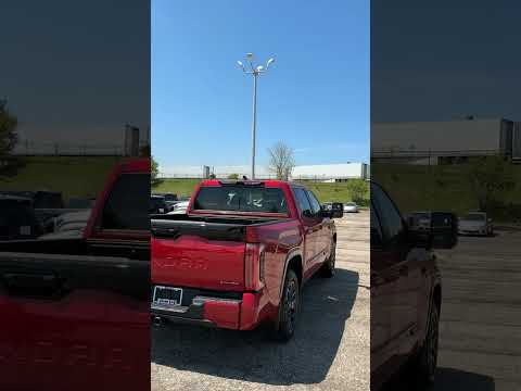 2026 Toyota Tundra 4x4 Crewmax Platinum Hybrid in Supersonic Red for sale at Forbes Waterloo Toyota in Waterloo, ON