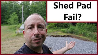 Avoid These Problems When Installing a Shed Foundation