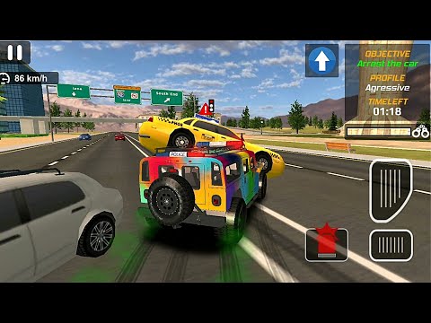Horse Hummer / Police Simulator patrol duty / android gameplay
