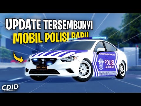 THERE'S A HIDDEN NEW POLICE CAR UPDATE on CDID - Car Driving Indonesia New Update (Roblox)