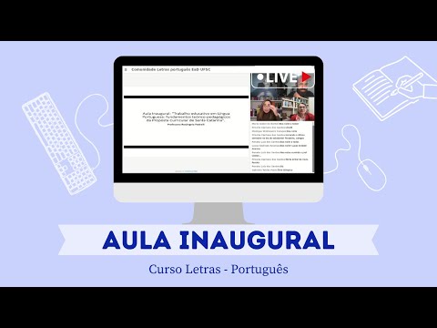 Aula Inaugural do Curso de Letras Português