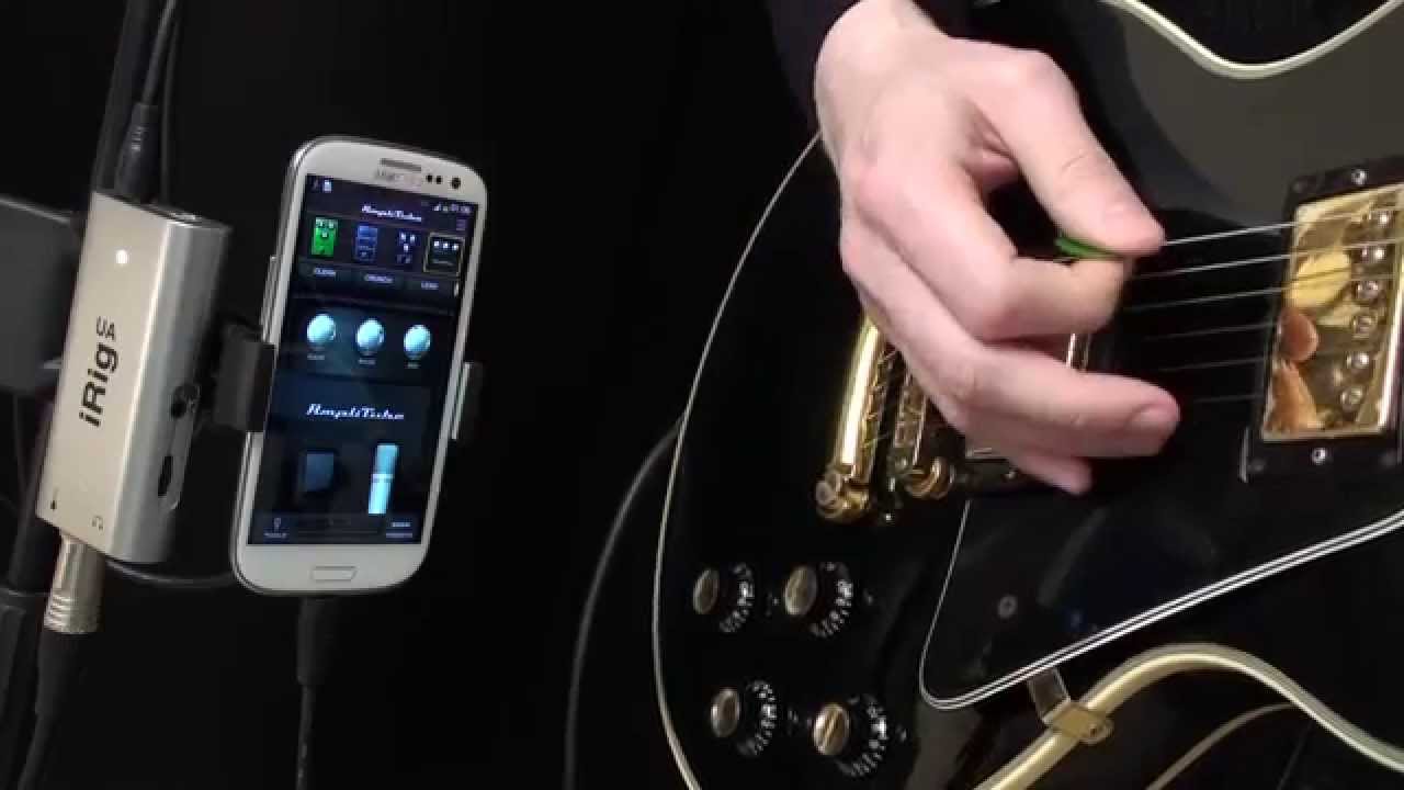 iRig UA - the first universal Android guitar processor/interface - YouTube