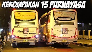 Download lagu [BUS PALING KOMPAK !] KEKOMPAKAN CREW  ROMBONGAN 15 UNIT BUS PURNAYASA mp3