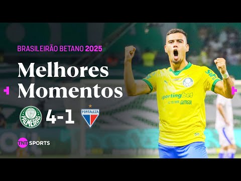 ANDREAS MARCA DOIS GOLAÇOS - Palmeiras 4x1 Fortaleza - Melhores Momentos