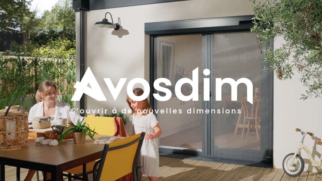 Dubbele deurhor in aluminium Avosdim: elegant en performant