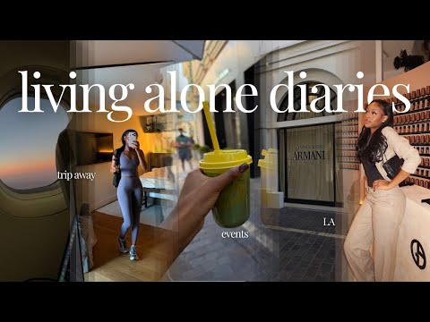 living alone vlog | I got flewed out, brand trip to LA + being a tourist + brand events