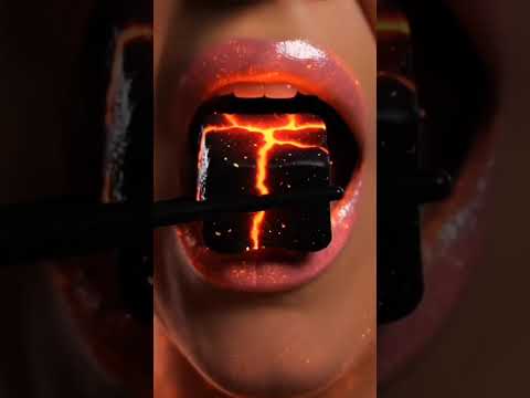 Lava Mukbang #asmr #lava #oddlysatisfying #ai