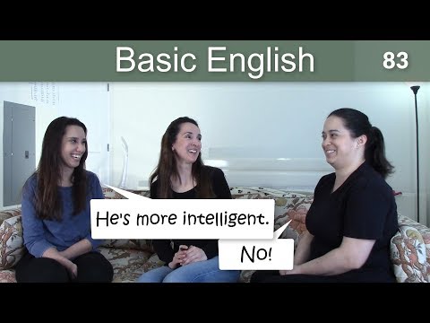Lesson 83  Basic English with Jennifer Comparatives and Superlatives