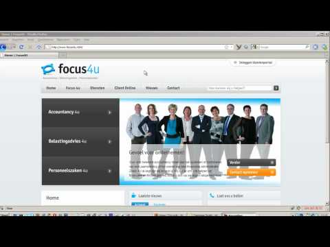 Focus 4u: Inloggen op Cliënt Online