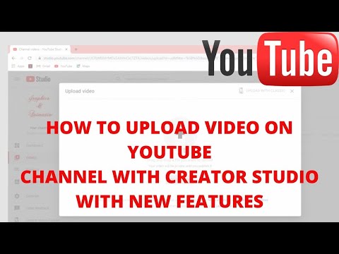 How to upload video on YouTube channel with creator studio